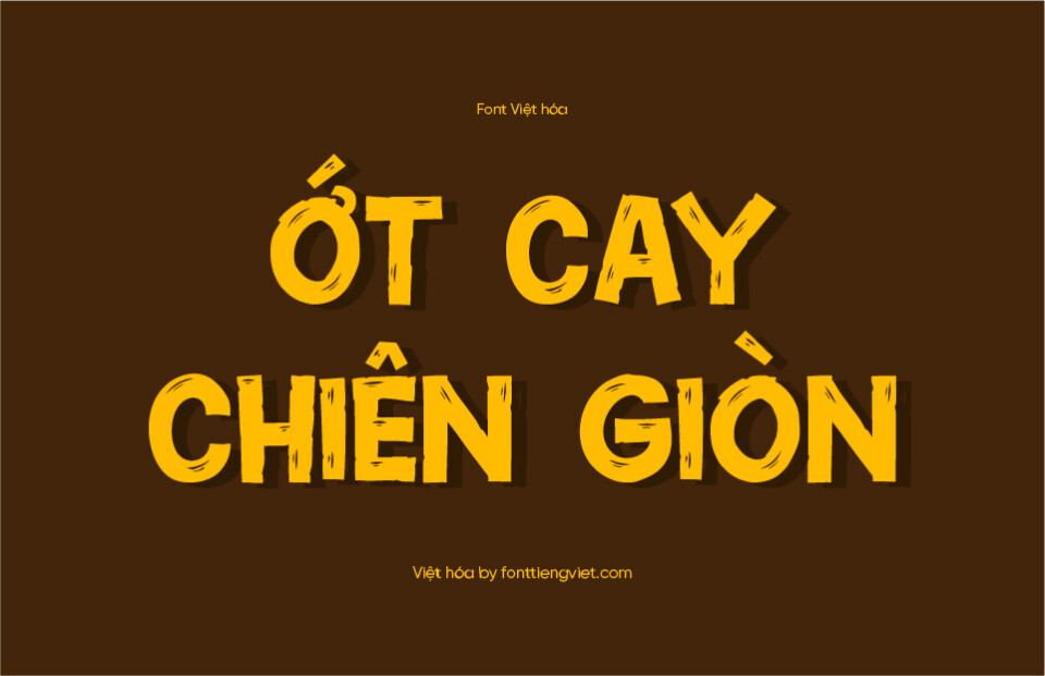 Font Việt hóa VIP Potato Chips
