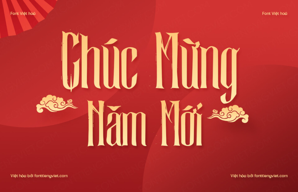 Font Việt hóa VIP Queen of Silence Font tết