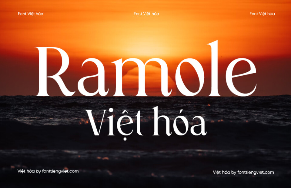 Font Việt hóa VIP Ramole