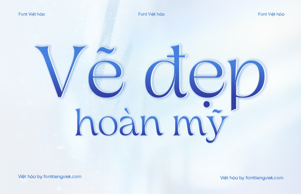 Font Việt hóa VIP Rastaglion – Font spa, thẩm mỹ