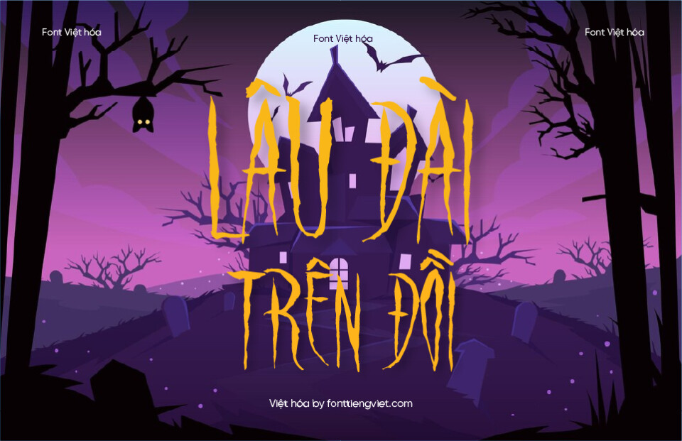 Font Việt hóa VIP Raven Song – Font Halloween