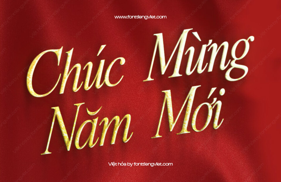 Font Việt hóa VIP Relationship Of Mélodrame – Tết