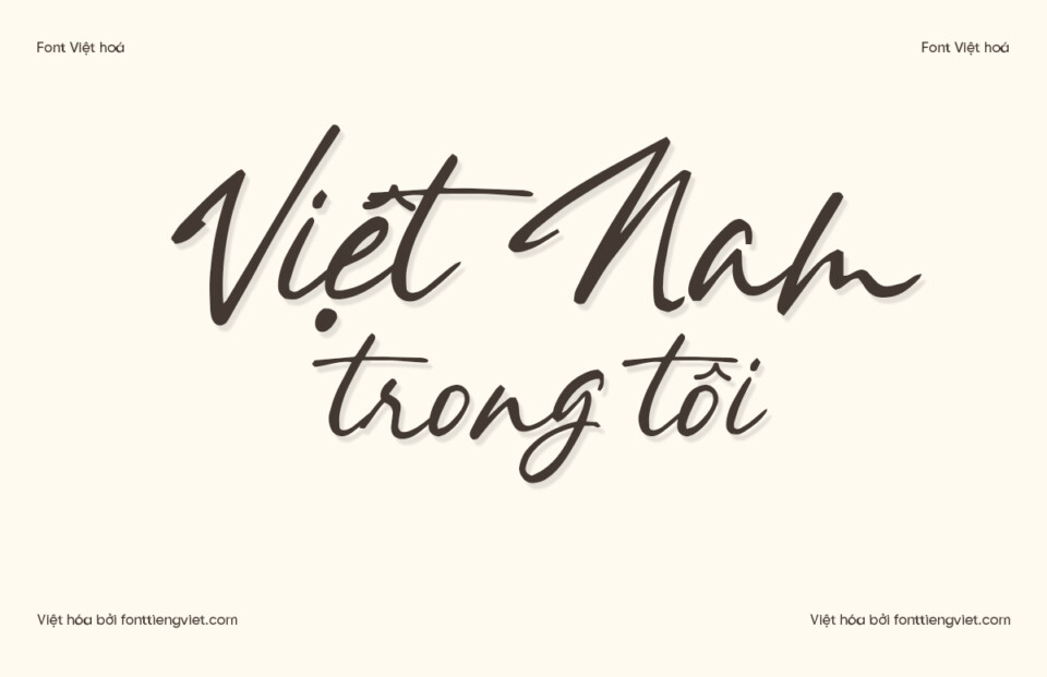 Font Việt hóa VIP Rhythm of The Blast