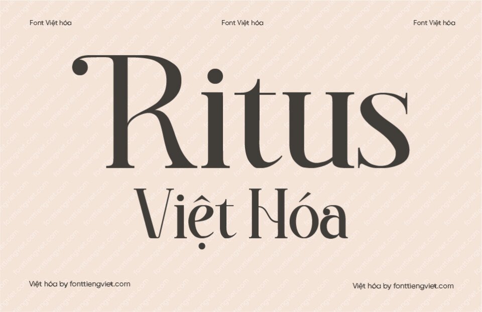 Font Việt hóa VIP Ritus