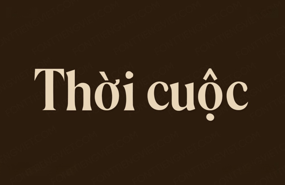 Font Việt hóa VIP Roast Ledger