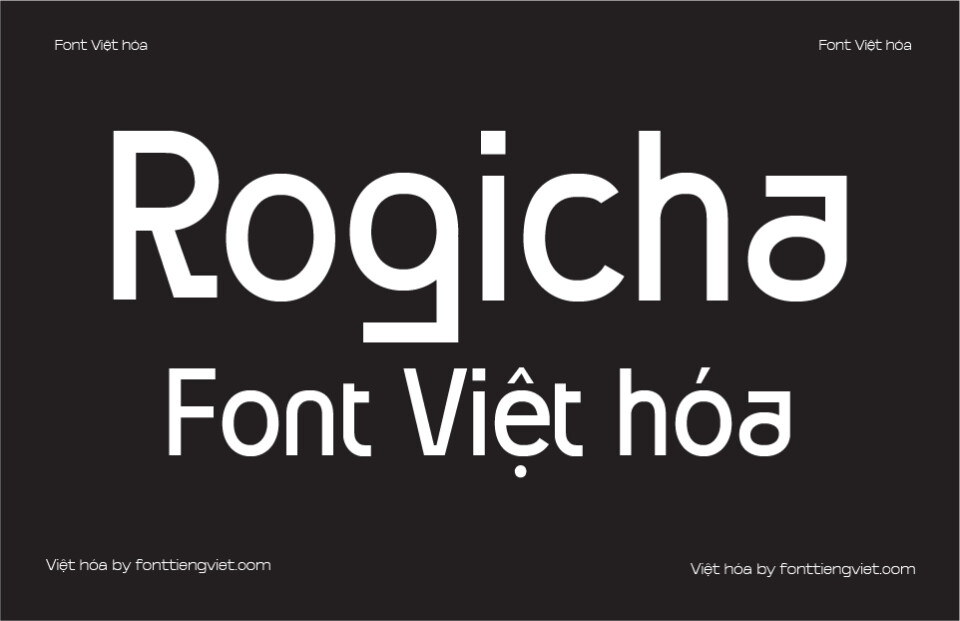 Font Việt hóa VIP Rogicha