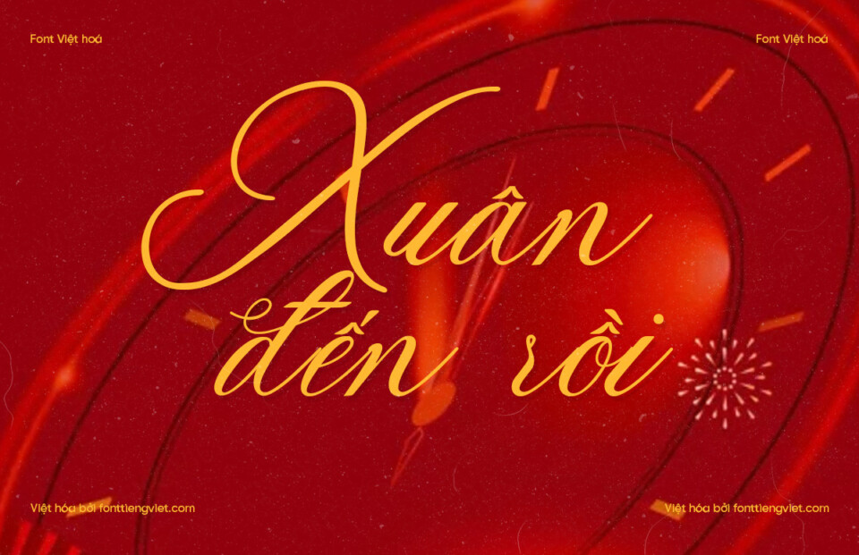 Font Việt hóa VIP Romance Romantic – Font tết