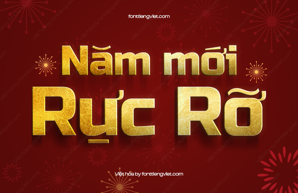 Font Việt hóa VIP Russo One
