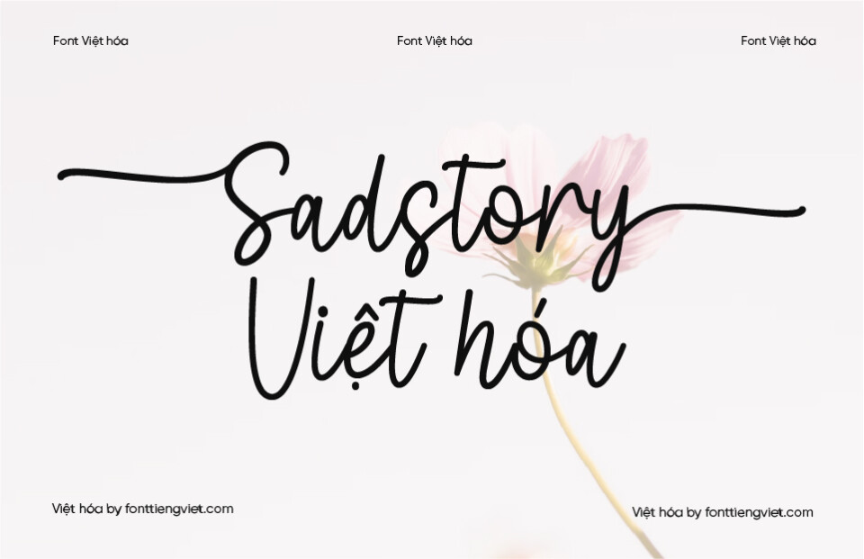 Font Việt hóa VIP Sadstory