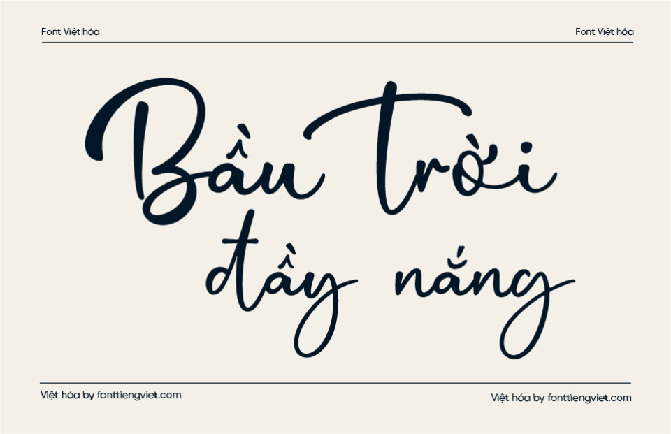 Font Việt hóa VIP Salystiga