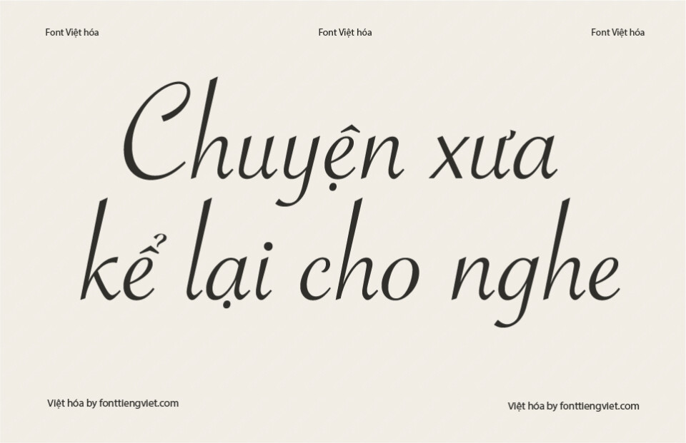 Font Việt hóa VIP Savoye