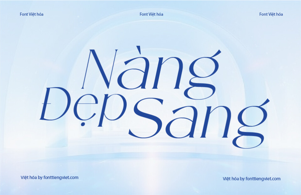 Font Việt hóa VIP Sermo Italic