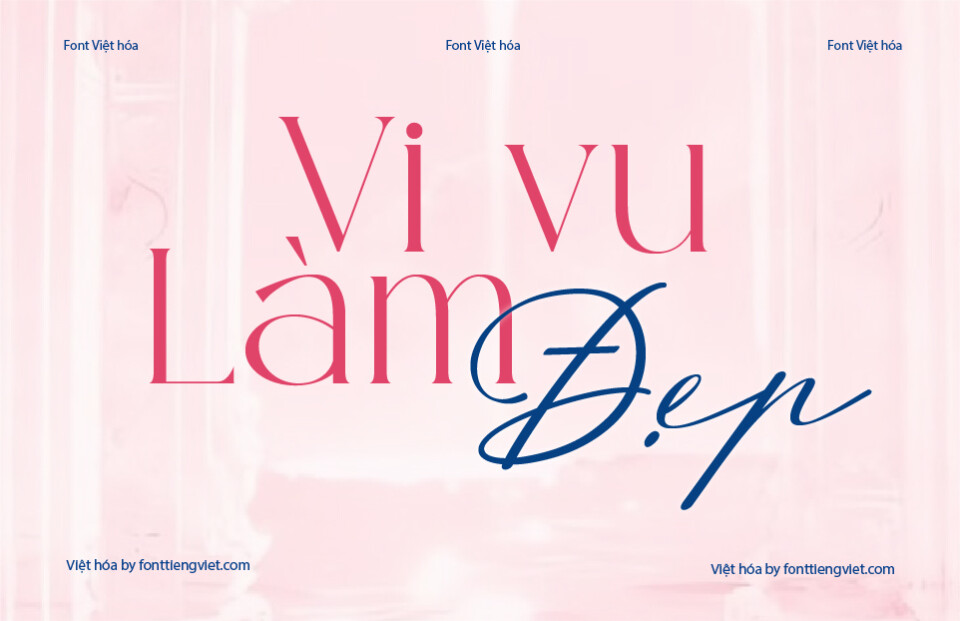 Font Việt hóa VIP Sermo