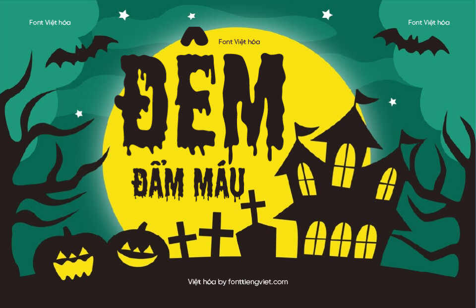 Font Việt hóa VIP Shlop – Font Halloween