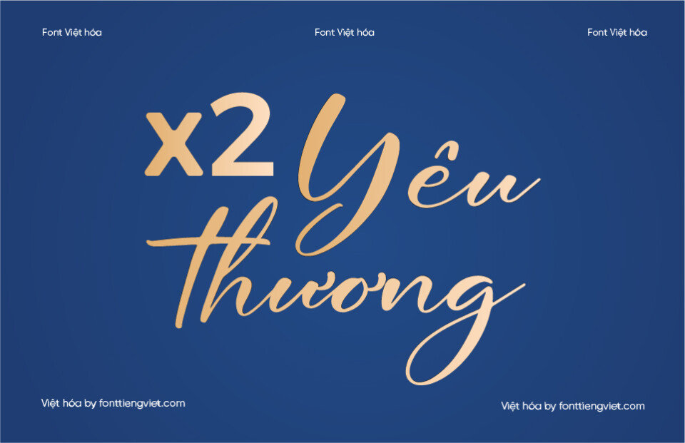 Font Việt hóa VIP Shogeking Oniki – Font spa thẩm mỹ