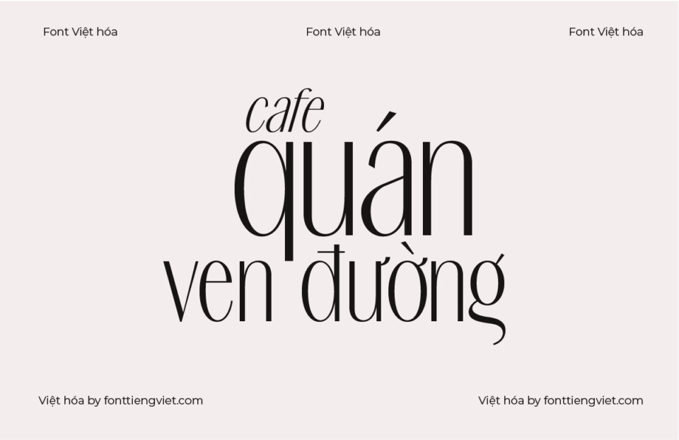 Font Việt hóa VIP Signora Regular