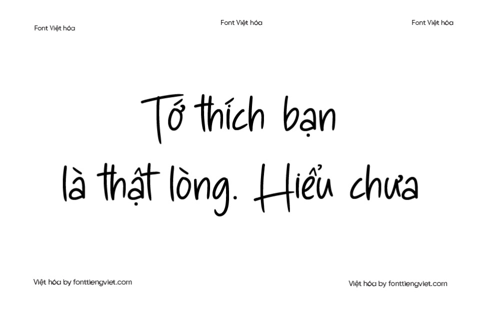 Font Việt hóa VIP Simple Nathalie