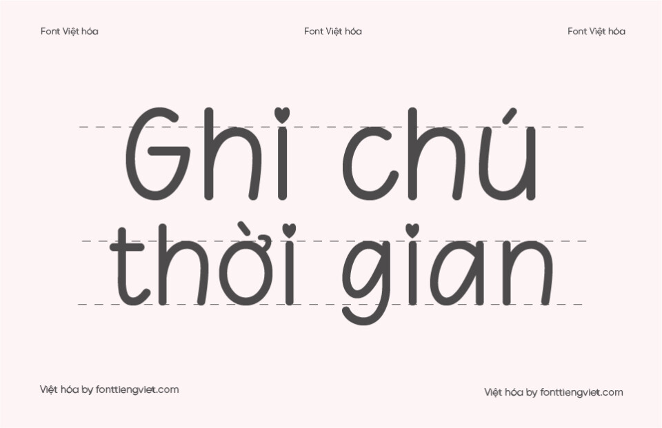 Font Việt hóa VIP Simple Notes
