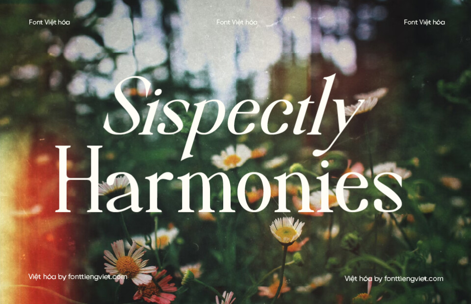 Font Việt hóa VIP Sispectly Harmonies