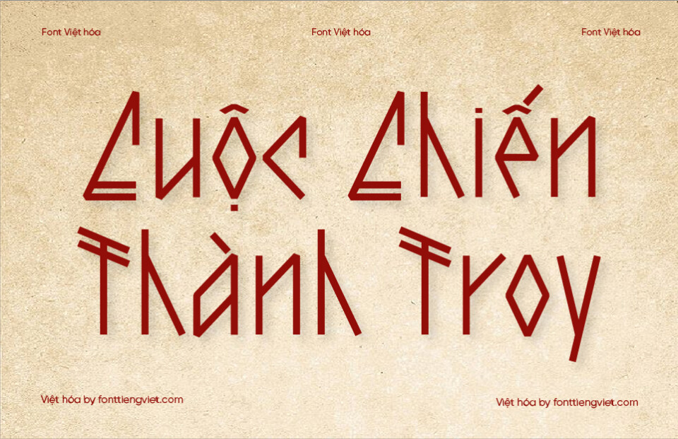 Font Việt hóa VIP Sleipnir