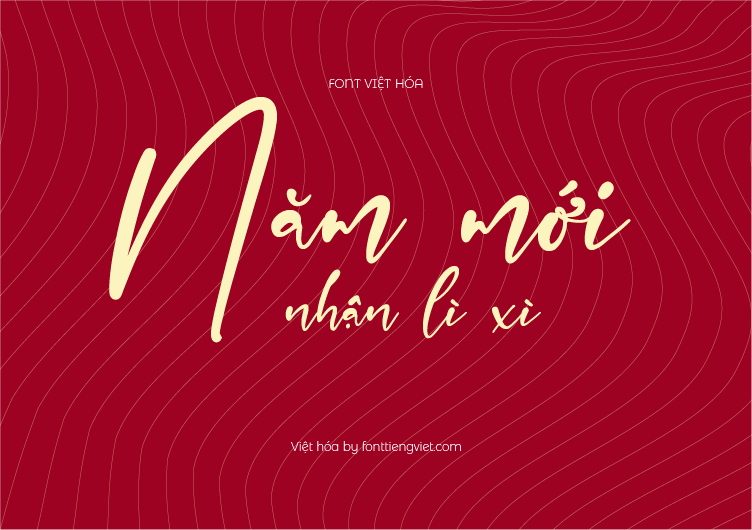 Font Việt hóa VIP Smithen Goulding – Tết