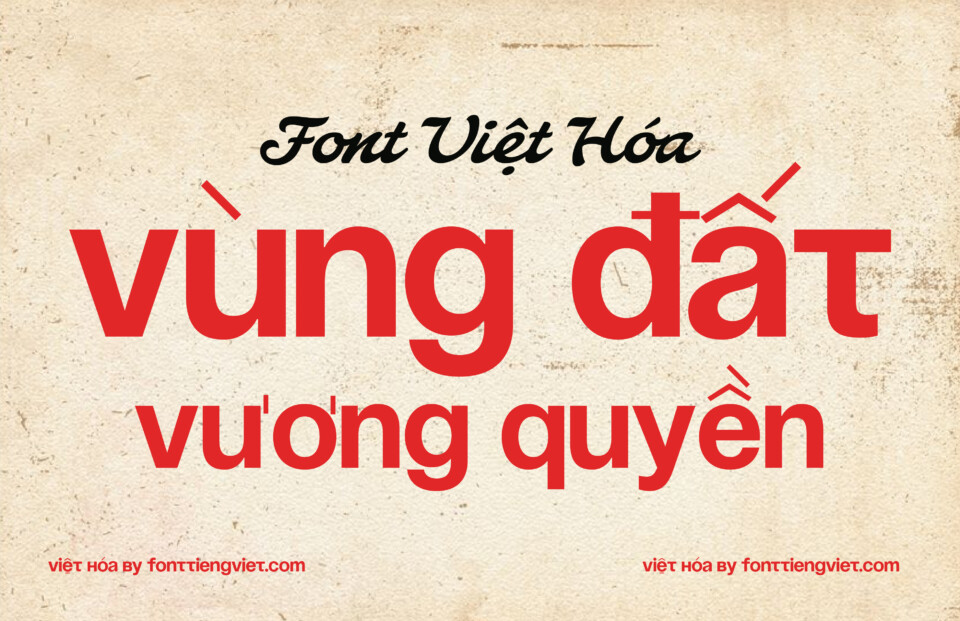 Font Việt hóa VIP Soyuz Grotesk