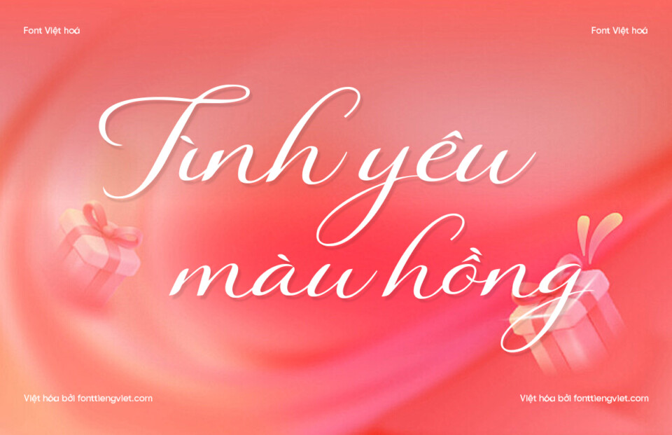 Font Việt hóa VIP Sparkling Valentine