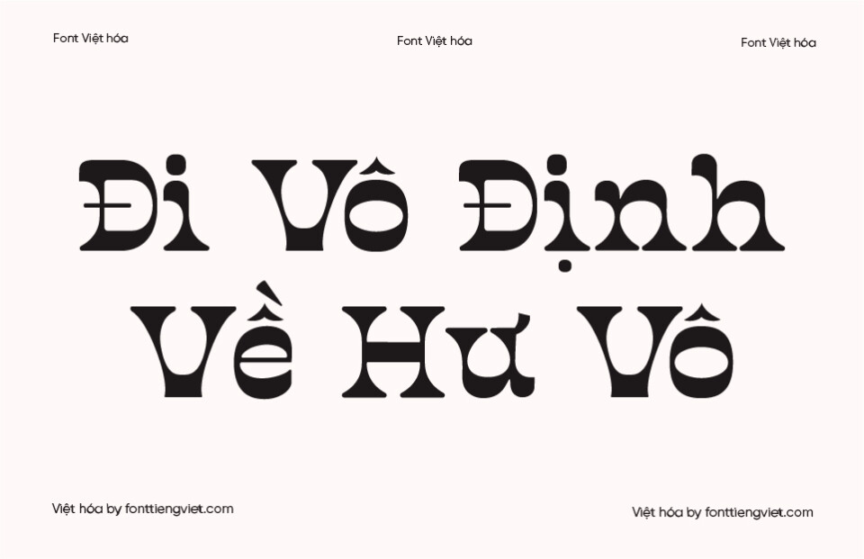 Font Việt hóa VIP Stata Mater