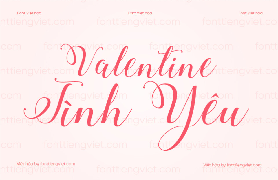 Font Việt hóa VIP Stylish Calligraphy