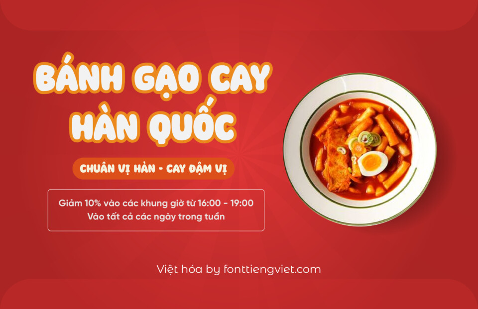 Font Việt hóa VIP Super Foods