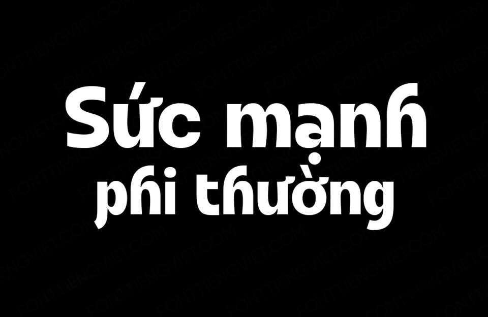 Font Việt hóa VIP Super Jello