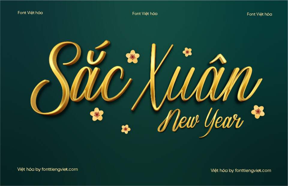 Font Việt hóa VIP Sverige Script – Tết