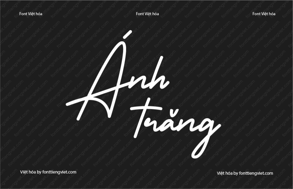 Font Việt hóa VIP Tamakion Signature