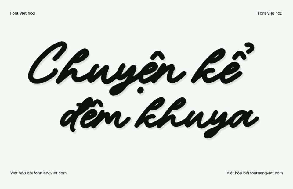 Font Việt hóa VIP The Melody