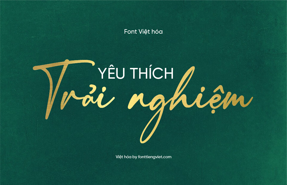 Font Việt hóa VIP Thirty Script