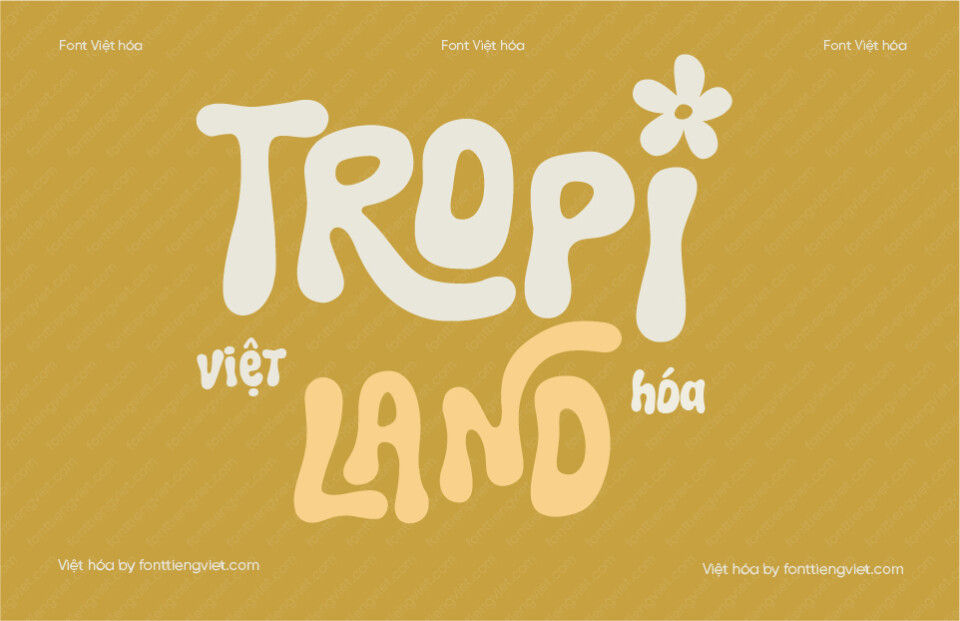 Font Việt hóa VIP Tropi Land