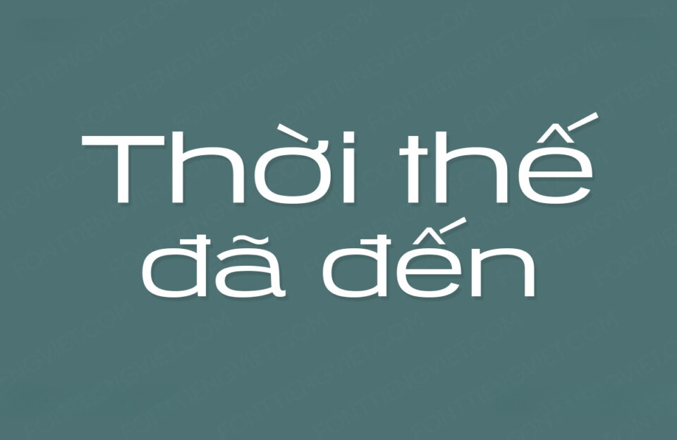Font Việt hóa VIP Tussilago