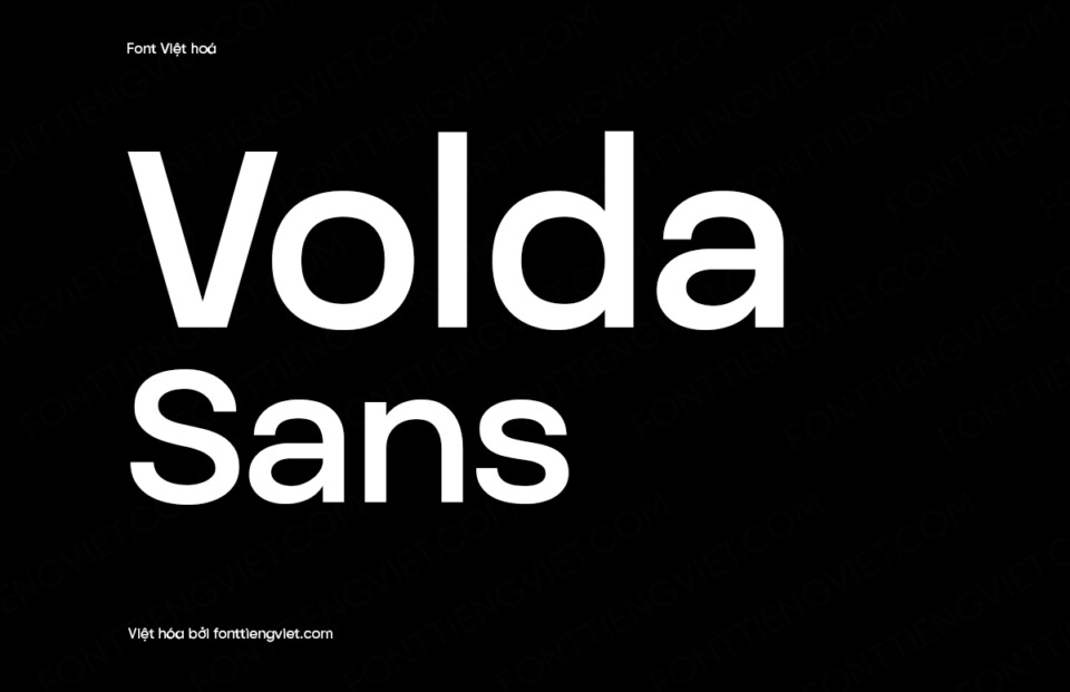 Font Việt hóa VIP Volda Sans