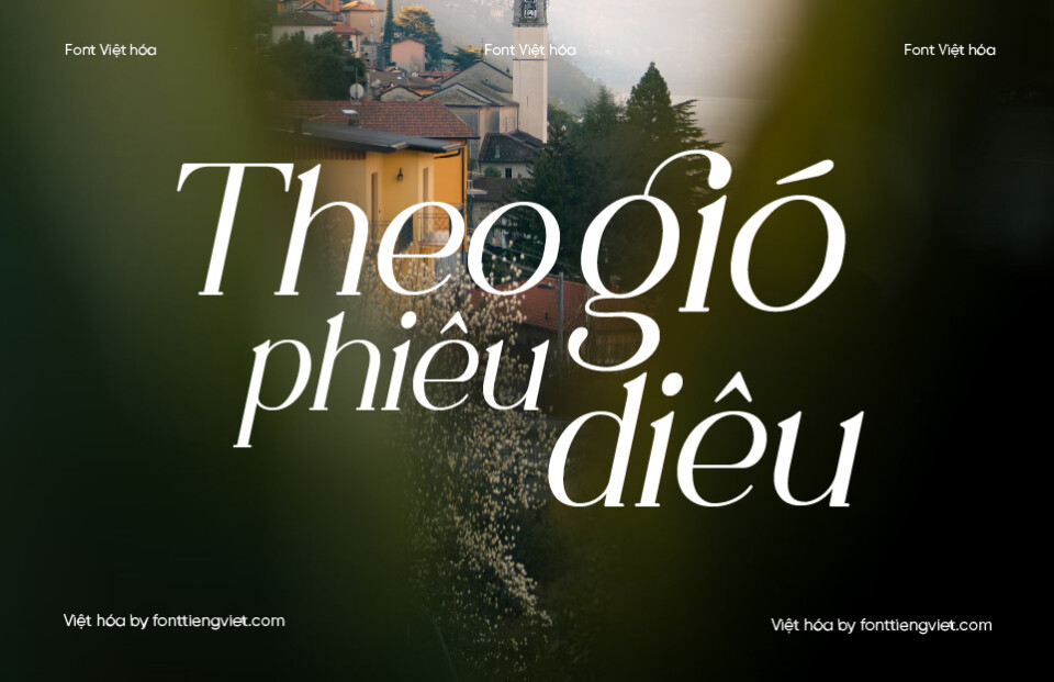 Font Việt hóa VIP Wasted Vindey Italic