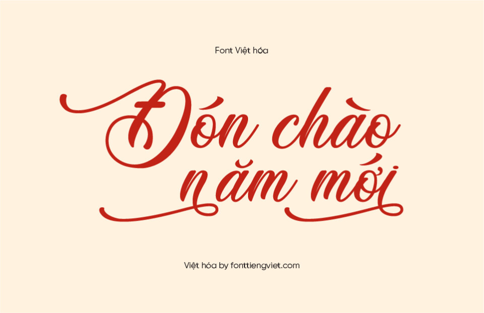 Font Việt hóa VIP Weather Sunday – Tết