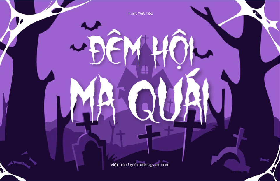 Font Việt hóa VIP Wolf Moon – Font Halloween