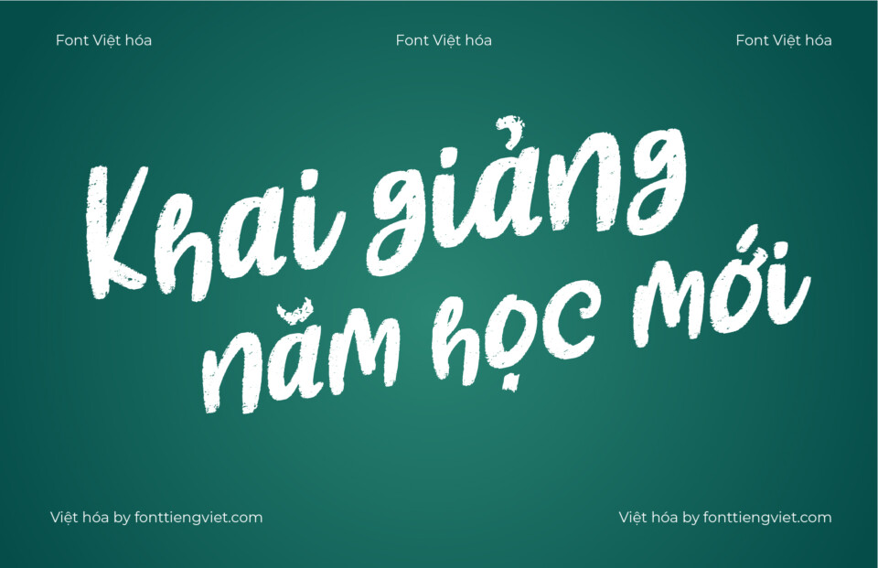 Font Việt hóa VIP Yearbook – Phấn
