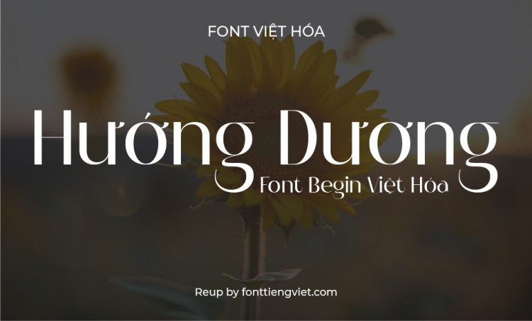 Font việt hóa VL Begin
