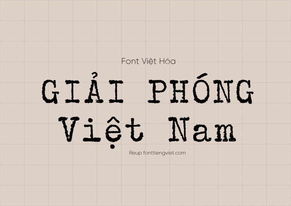 Font việt hóa VL Typewriter BasiX (2 font)