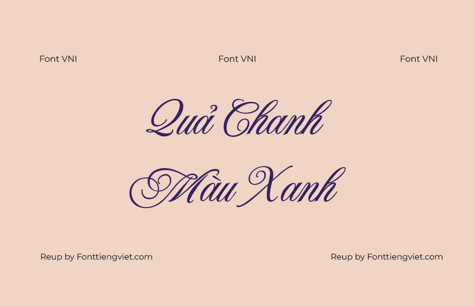 Font Việt hoá VNI 22 JackieO