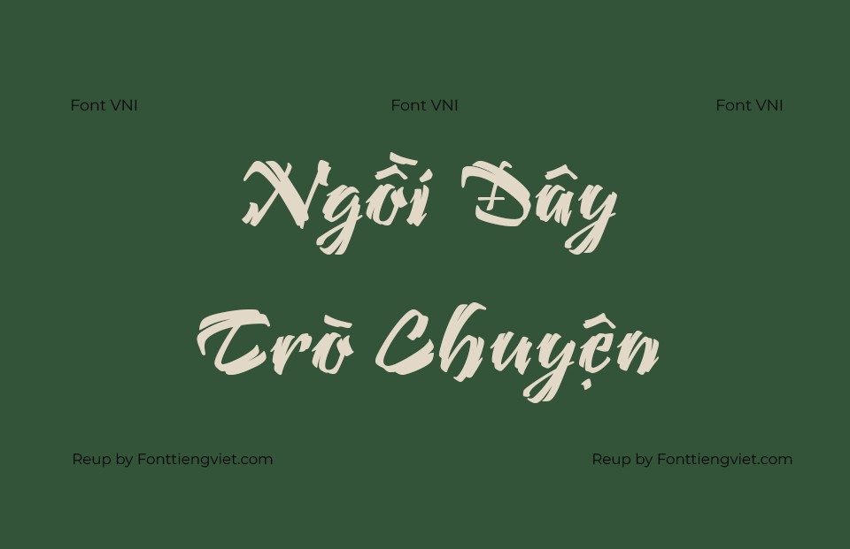 Font Việt hoá VNI 27 Bendigo