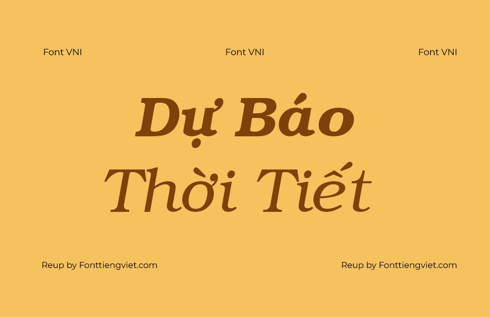 Font Việt hoá VNI Book