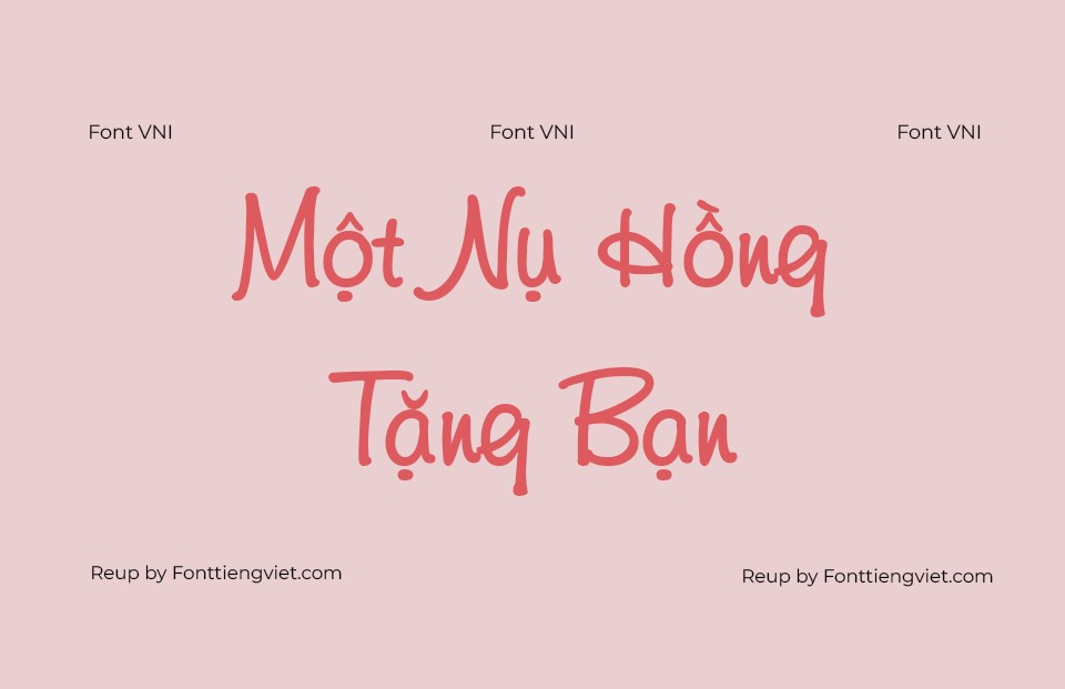 Font Việt hoá VNI Diudang