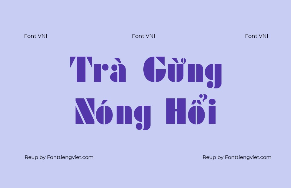 Font Việt hoá VNI Dur