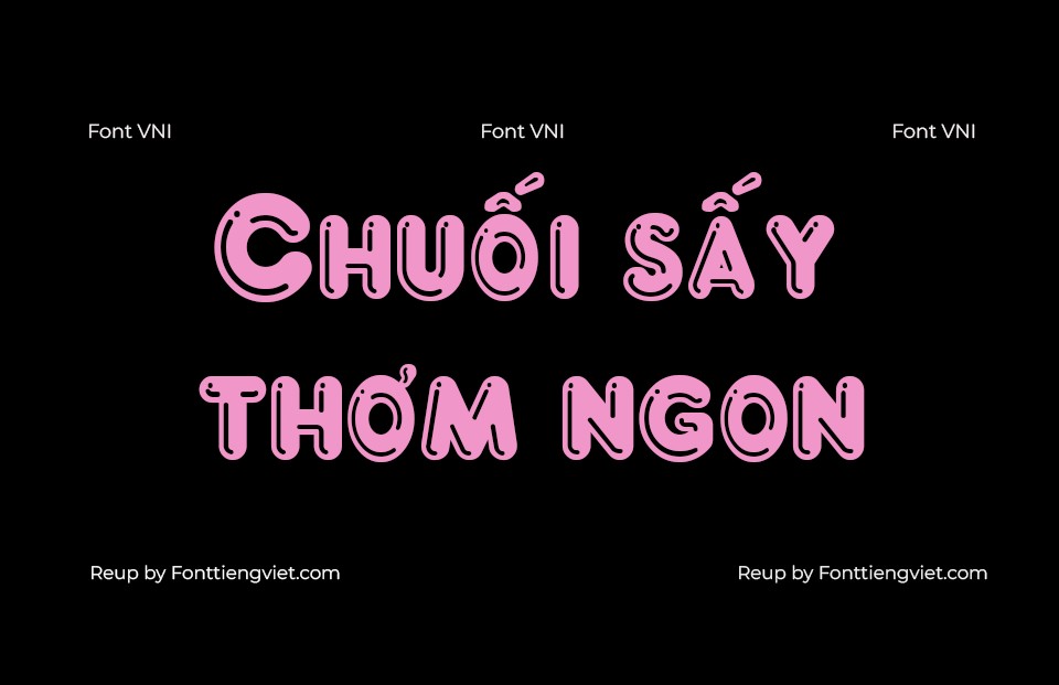 Font Việt hoá VNI Fato